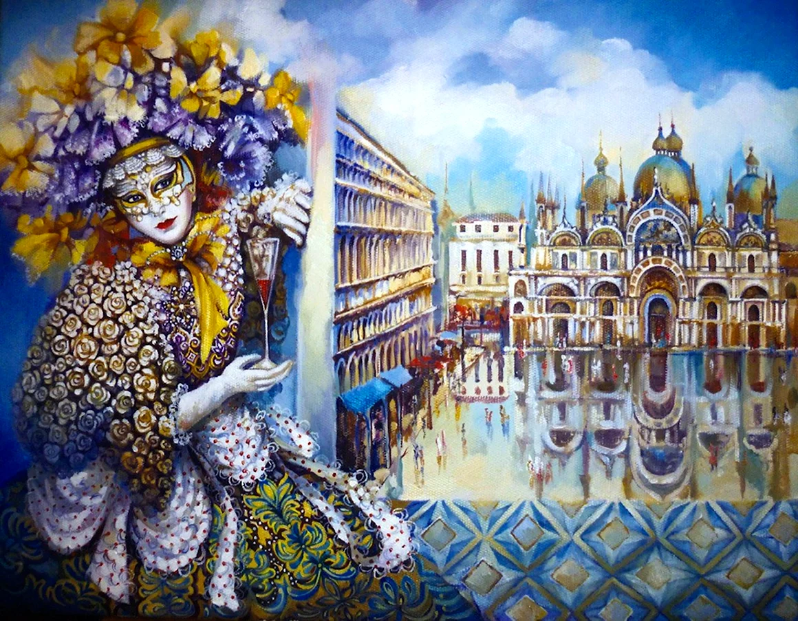 Венецианский карнавал картины