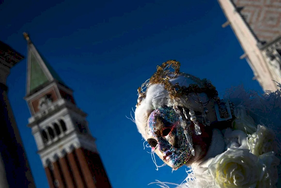 Венеция карнавал загадочная девушка маска