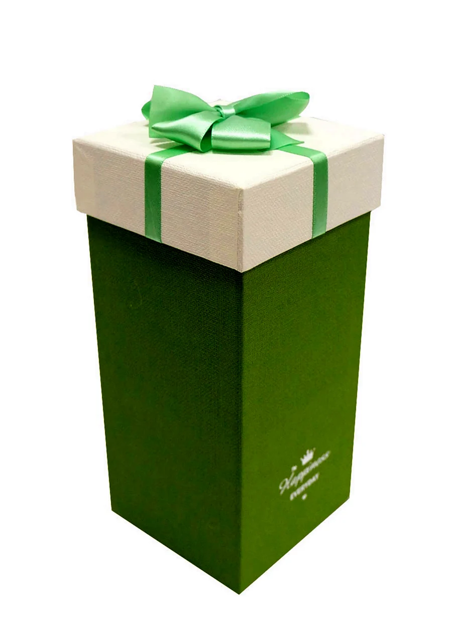 Зеленые подарочные коробки